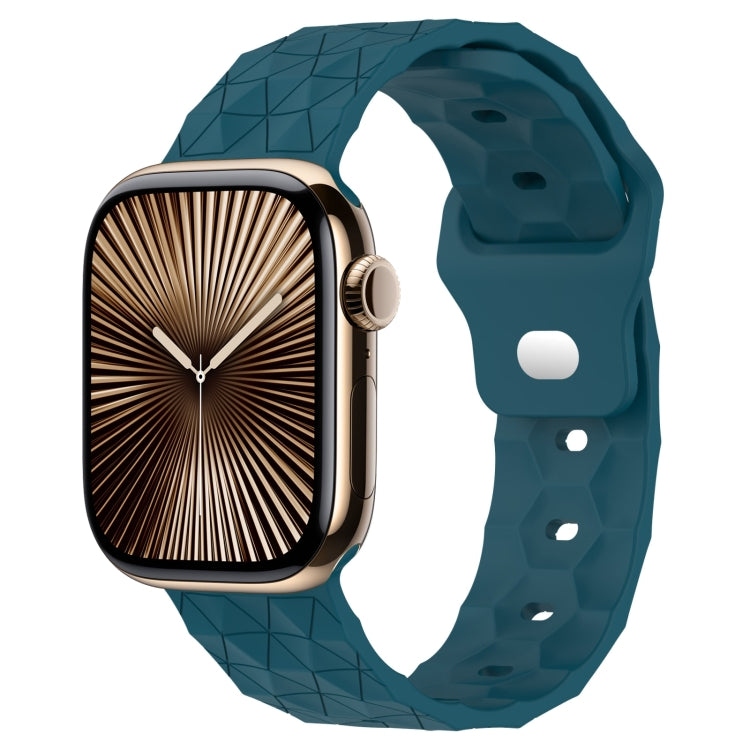 Football Texture Silicone Watch Band, For Apple Watch Series 10 46mm, For Apple Watch Series 10 42mm